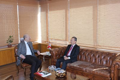 Dr. Fadi Makki receives the Ambassador of the Republic of South Korea to Lebanon, Mr. Il Park