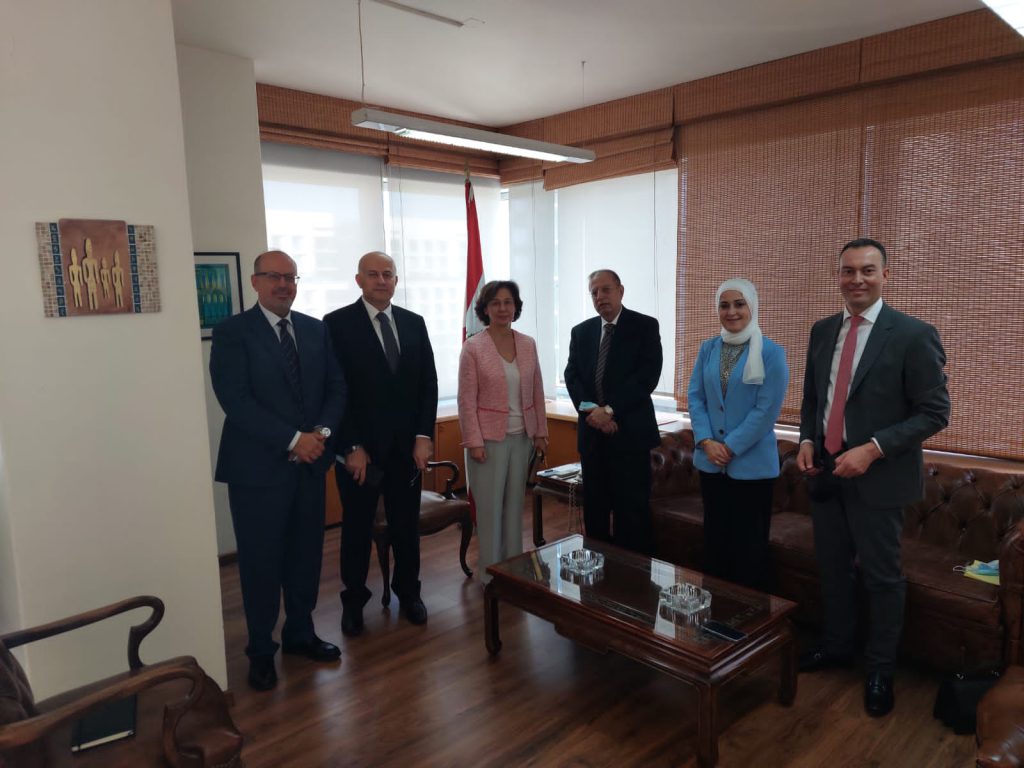 Walid Riachi Minister Riachi receives the Director General of the Arab Planning ...